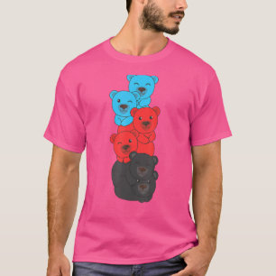 Polyamory Flag Pile Pride Lgbtq Bears Niedlich Pol T-Shirt