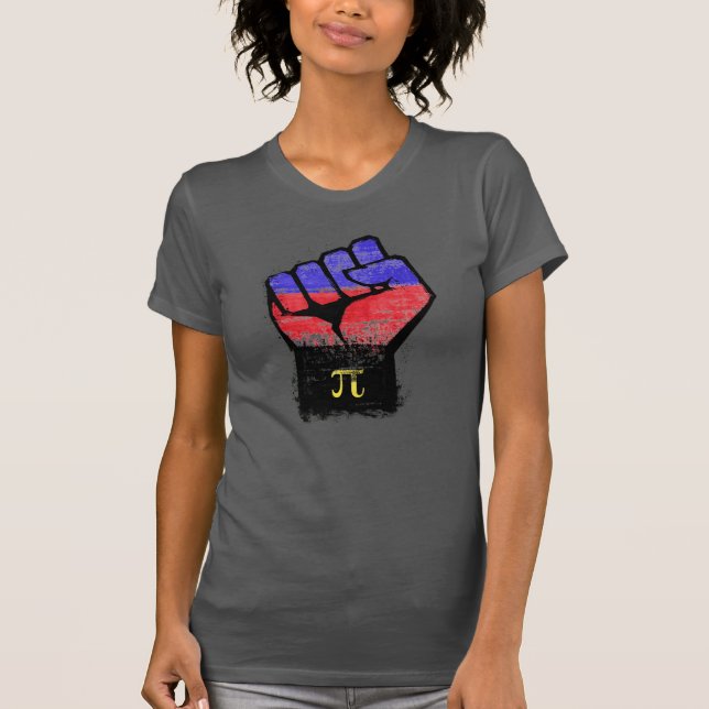 Polyamory Pride Fist T-Shirt (Vorderseite)