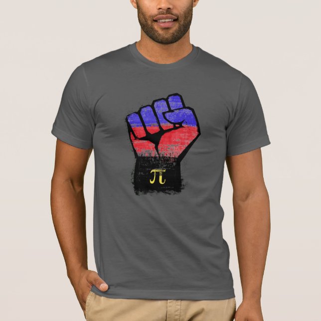 Polyamory Pride Fist T-Shirt (Vorderseite)