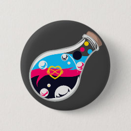 Polyamory Pride Potion Button