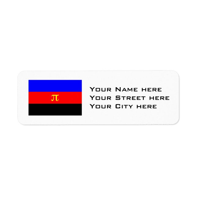 Polyamory-Stolperflagge (Vorne)