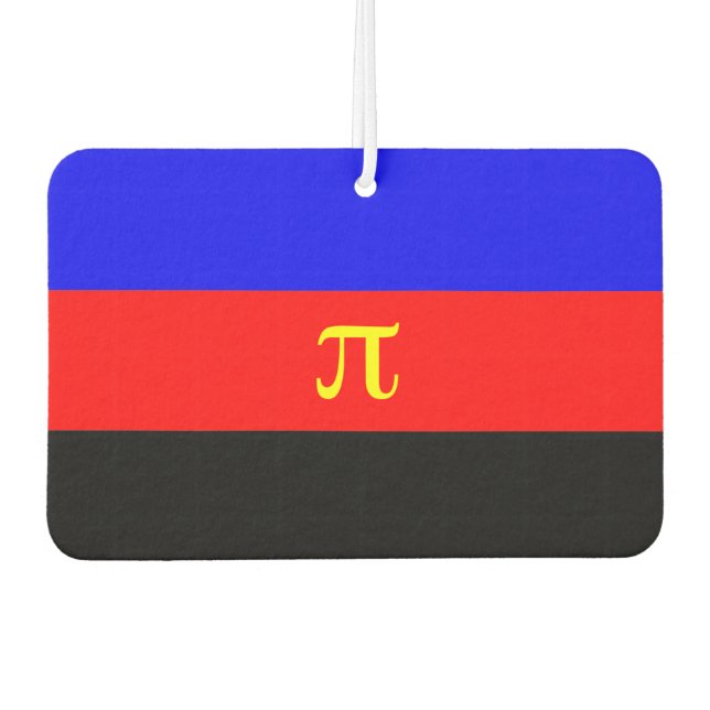 Polyamory-Stolperflagge Autolufterfrischer (Vorderseite)