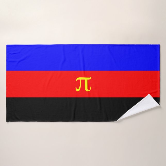 Polyamory-Stolperflagge Badehandtuch (Badehandtuch)