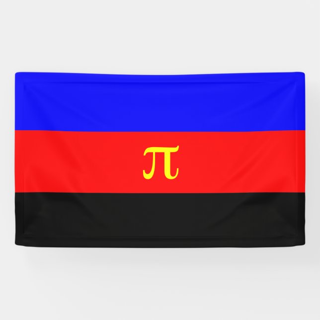 Polyamory-Stolperflagge Banner (Horizontal)