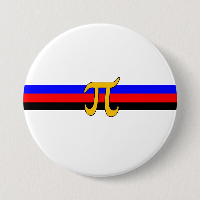 Polyamory-Stolperflagge Button (Vorderseite)