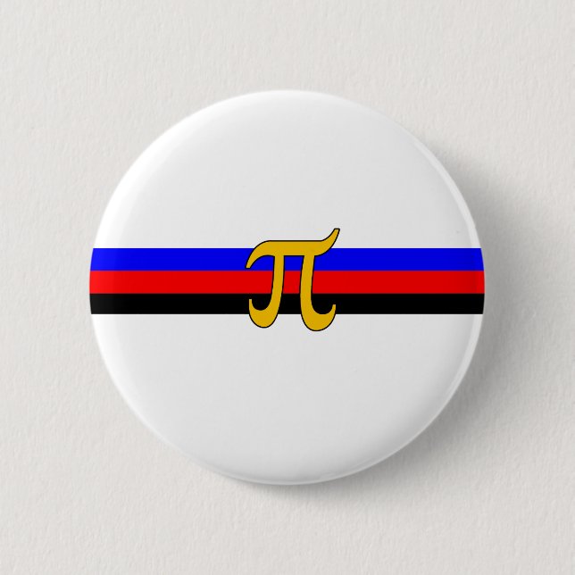 Polyamory-Stolperflagge Button (Vorderseite)