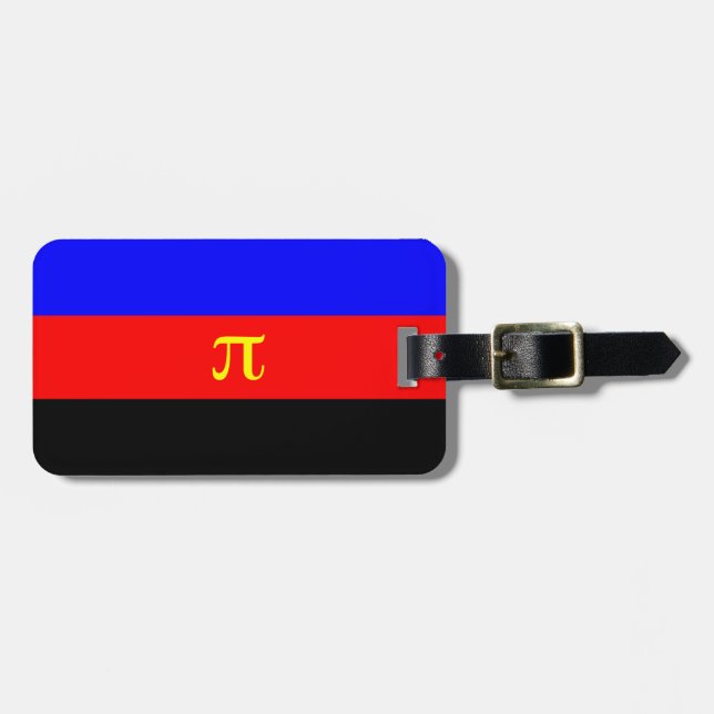 Polyamory-Stolperflagge Gepäckanhänger (Vorderseite horizontal)