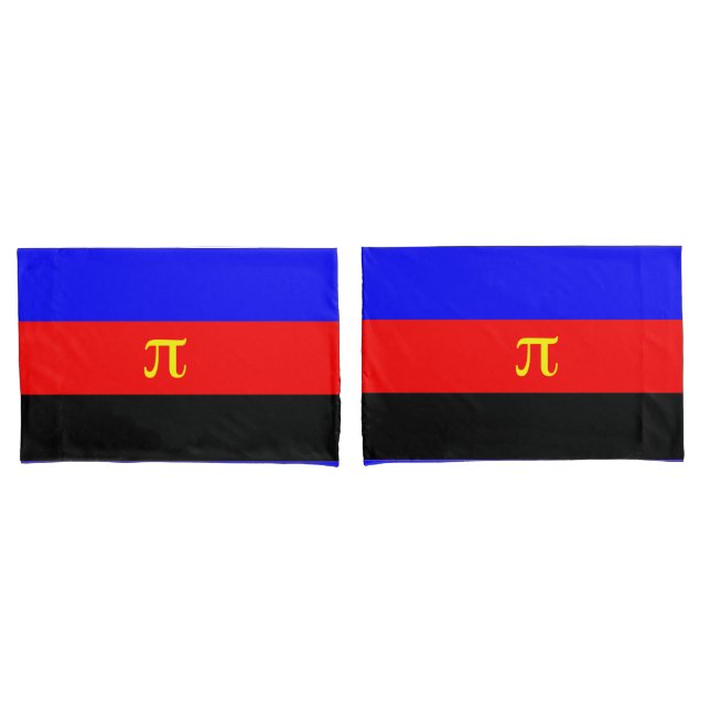 Polyamory-Stolperflagge Kissenbezug (Vorderseite-Set)