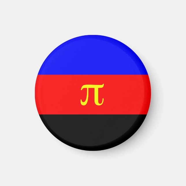 Polyamory-Stolperflagge Magnet (Vorne)