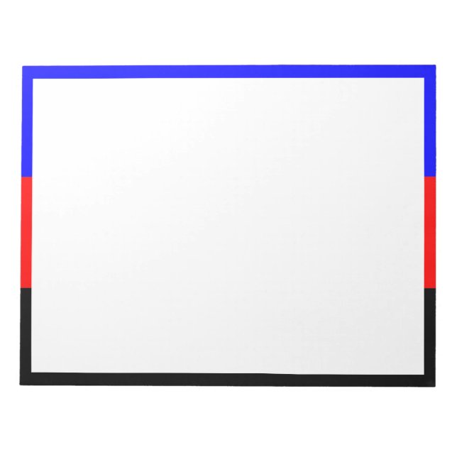 Polyamory-Stolperflagge Notizblock (Vorderseite)