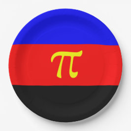 Polyamory-Stolperflagge Pappteller