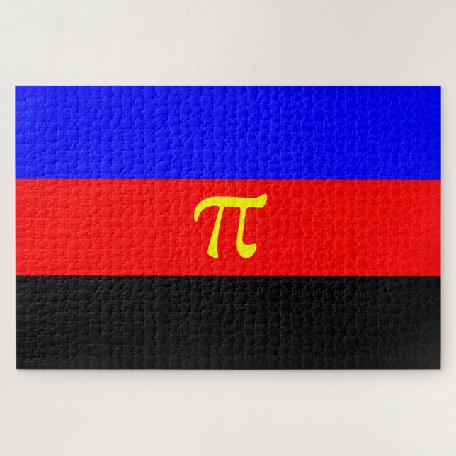 Polyamory-Stolperflagge Puzzle (Horizontal)