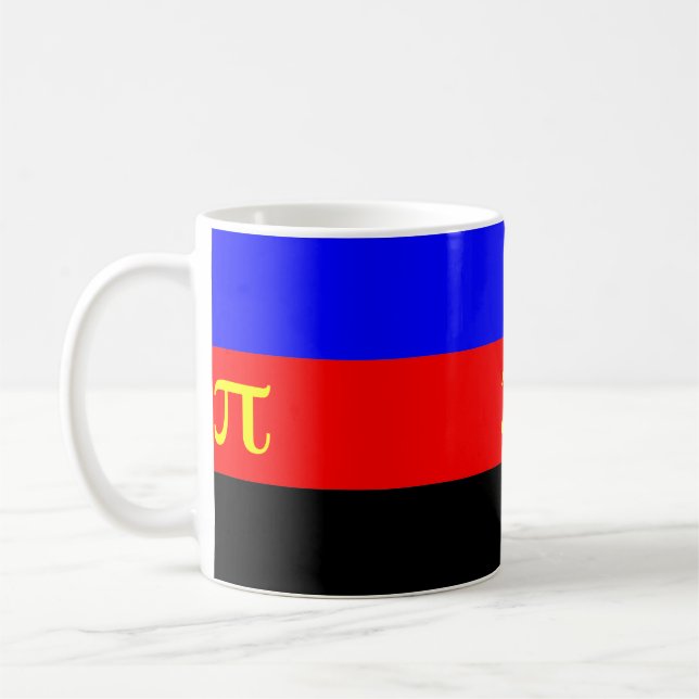 Polyamory-Stolperflagge Tasse (Links)