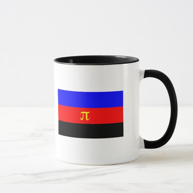 Polyamory-Stolperflagge Tasse (Rechts)