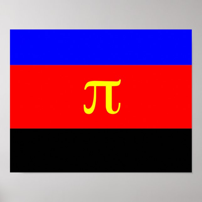 POLYAMORY STRIPES DESIGN POSTER (Vorne)