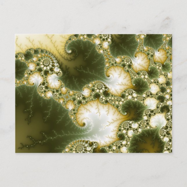 Polyatomie - Fraktal Postkarte (Vorderseite)