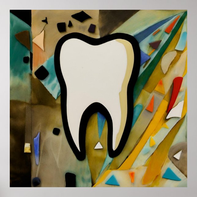 Polychromatisches Grin Poster (Vorne)