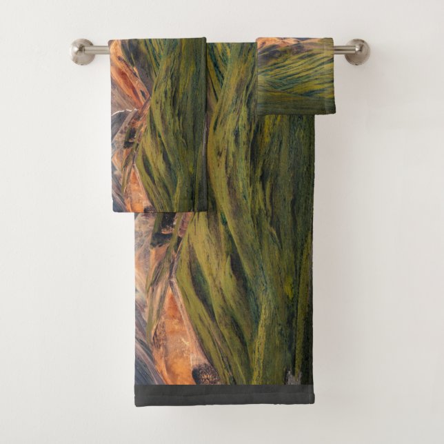 Polychrome-Berg, Denali NP, Alaska Badhandtuch Set (Insitu)