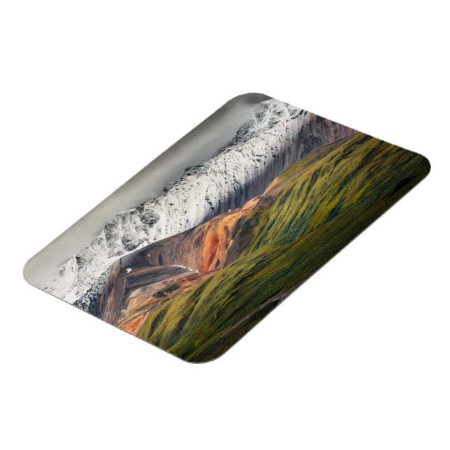 Polychrome-Berg, Denali NP, Alaska Magnet (Linke Seite)