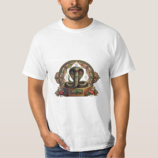 Polychrome Juwel Cobra König T-Shirt