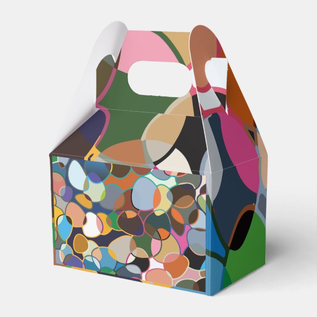 Polychrome-Schaltmuster Geschenkschachtel (Vorderseite)