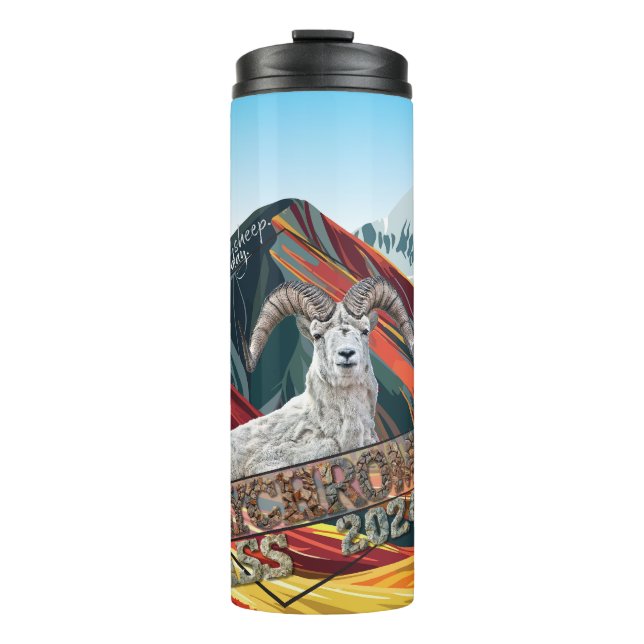 Polychrome Travel Mug/Thermal Tumbler Thermosbecher (Vorderseite)