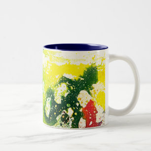 Polychromoptic #4 von Michael Moffa Zweifarbige Tasse
