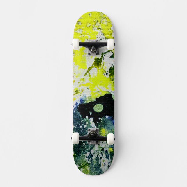 Polychromoptik #12 von Michael Moffa Skateboard (Vorderseite)