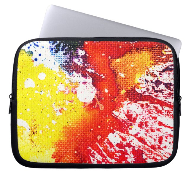 Polychromoptik #13C von Michael Moffa Laptopschutzhülle (Vorderseite)
