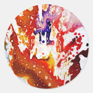 Polychromoptik #1A von Michael Moffa Runder Aufkleber