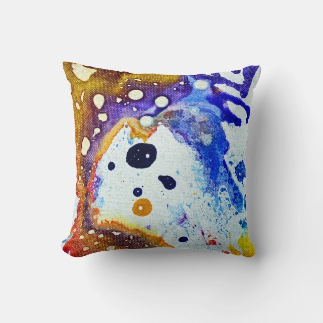 Polychromoptik #1B von Michael Moffa Kissen (Vorderseite)