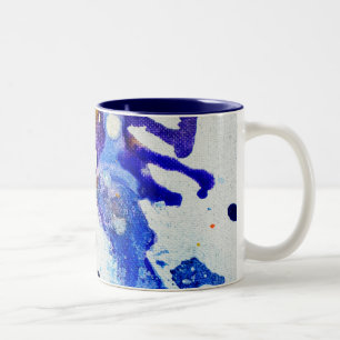 Polychromoptik #1B von Michael Moffa Zweifarbige Tasse