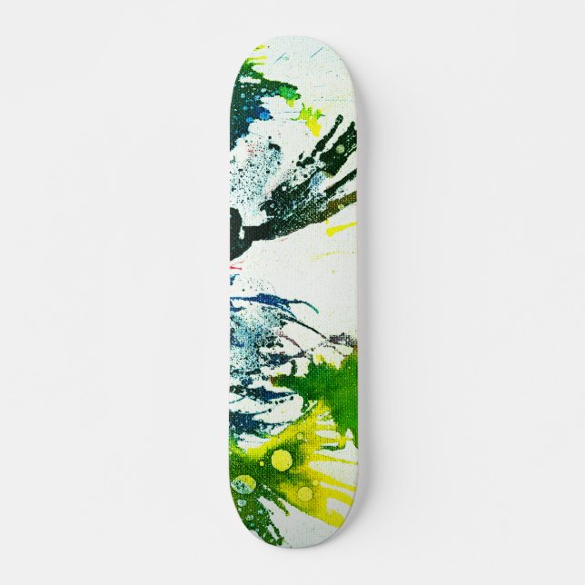 Polychromoptik #2B von Michael Moffa Skateboard (Vorne)