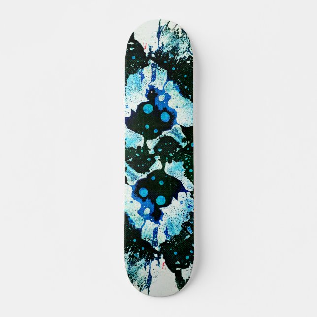 Polychromoptik #2C von Michael Moffa Skateboard (Vorne)