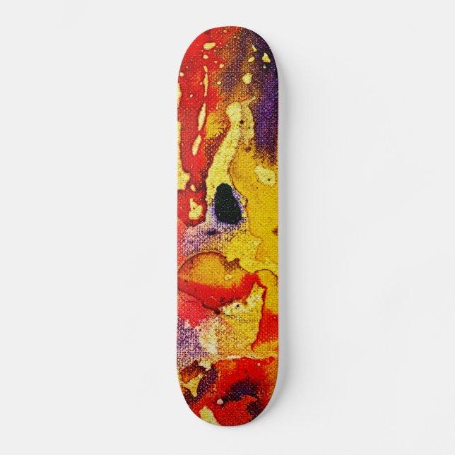 Polychromoptik #3 von Michael Moffa Skateboard (Vorderseite)