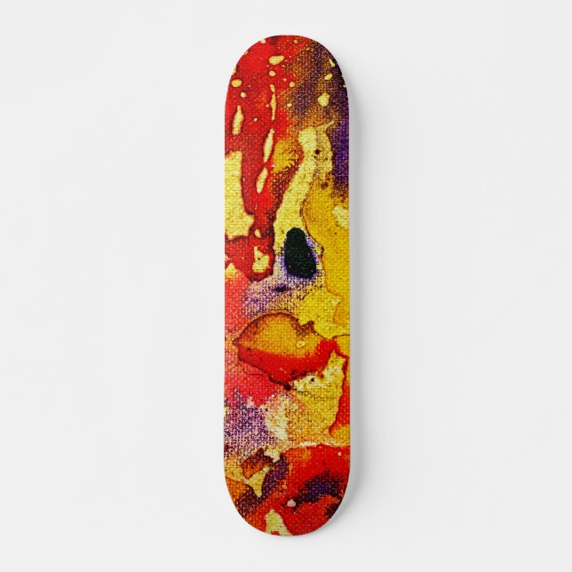 Polychromoptik #3 von Michael Moffa Skateboard (Vorne)