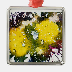 Polychromoptik #7 silbernes ornament