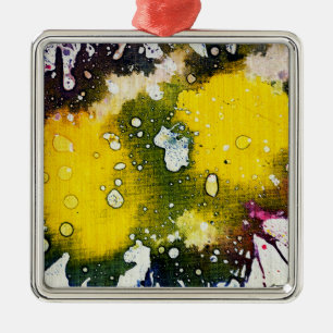 Polychromoptik #7 von Michael Moffa Silbernes Ornament