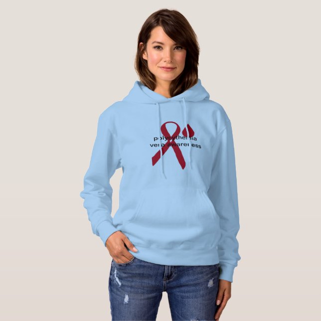 Polycythemia vera awareness hoodie (Vorne ganz)
