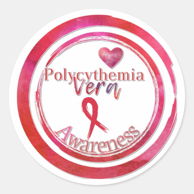 Polycythemia Vera Awareness Umschlag Aufkleber (Vorderseite)