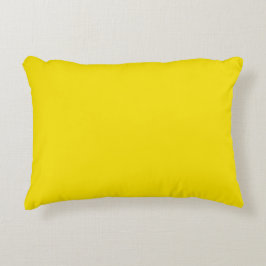 Polyester Accent Pillow 16" x 12", gelb Dekokissen