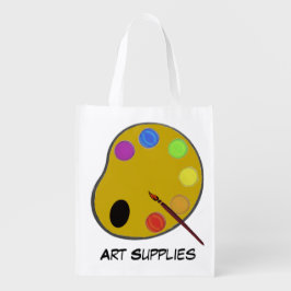 Polyester-Beutel - Paint Pallet Wiederverwendbare Einkaufstasche