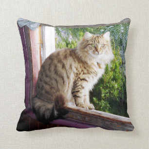 Polyester-Kissen 16" x 16" - Shirl im Fenster Kissen
