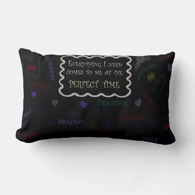 Polyester lumbale Kissen-Bestätigung 13" X 21 " Lendenkissen (Vorderseite)