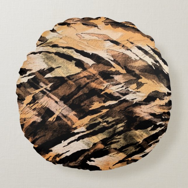 Polyester-Rundwurfkissen mit benutzerdefinierter B Rundes Kissen (Vorderseite)