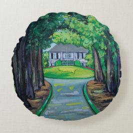 Polyester-Rundwurfkissen mit benutzerdefinierter B Rundes Kissen