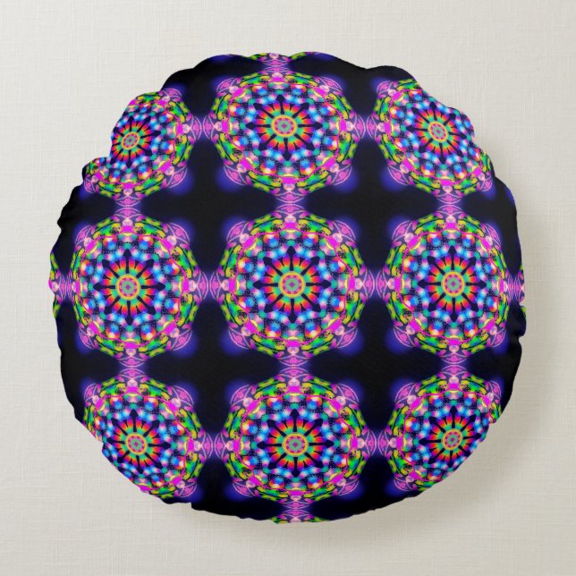 Polyester-Rundwurfkissen Rundes Kissen (Vorderseite)