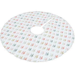  POLYESTER WEIHNACHTSBAUMDECKE