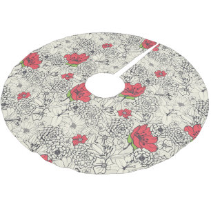  POLYESTER WEIHNACHTSBAUMDECKE