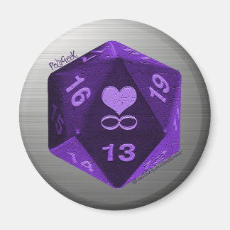 PolyGeek Magnet - Lila